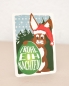 Mobile Preview: päfjes - Hase wünscht Euch Frohe Eihnachten - Postkarte A6