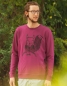 Mobile Preview: päfjes - Eichhörnchen Fair Wear Sweater Lila