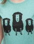 Mobile Preview: 3 Schafe auf der Wiese - Fair Wear Frauen T-Shirt - Mintgreen