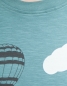 Mobile Preview: Heißluftballon & Wolken - Frauen T-Shirt - Fair gehandelt aus Baumwolle Bio - Slub Mint