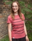 Preview: Wimpel - Frauen T-Shirt - Fair gehandelt aus Baumwolle Bio - Slub Light Cranberry