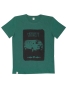Mobile Preview: Bus Vanlife Freiheit - Fair gehandeltes Männer T-Shirt - Slub Green