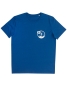 Mobile Preview: päfjes - Hi Hai Haidrun - Fair Wear Männer T-Shirt - Majorelle Blau