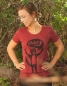 Mobile Preview: Kater Ferdinand Fauch - Fair Wear Frauen T-Shirt - RotDots