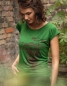 Preview: päfjes - Pflanzen Kolibri V2 - Fair gehandeltes Tencel Frauen T-Shirt - Grün