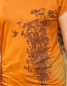 Preview: Pflanzen Kolibri V2 - Fair gehandeltes Tencel Frauen T-Shirt - Curry