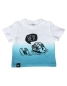 Mobile Preview: päfjes - Baby T-Shirt - Hey Oskar Otter - Weiß/Blau