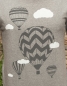 Preview: päfjes - Heißluftballons & Wolken - Fair Wear Männer T-Shirt - Dark Heather Grey