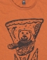 Mobile Preview: Peppo Pizza Bär - päfjes Männer T-Shirt - Fair gehandelt aus Baumwolle (Bio) Slub - Orange
