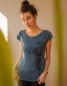 Mobile Preview: päfjes - Pflanzen Kolibri V2 - Fair gehandeltes Tencel Frauen T-Shirt - DoveBlue