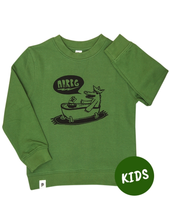 Kriss Krokodil - Kinder Bio Sweater - Organic Cotton - Grün