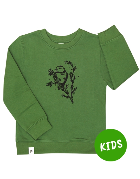 Mara Meise - Kinder Bio Sweater - Organic Cotton - Grün