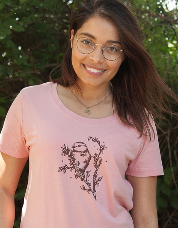 Mara Meise - Fair Wear Frauen T-Shirt - Rosa