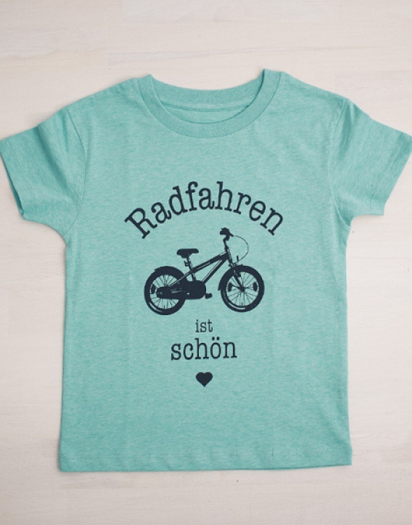 Radfahren ist schön - Fair Wear T-Shirt - Mint