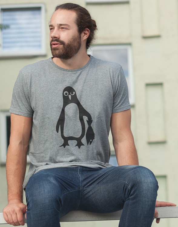 päfjes - Pinguin Paul - Fair Wear - Männer T-Shirt