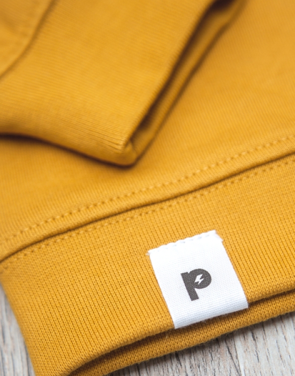 päfjes - Ping Pong Tischtennis - Kinder Bio Sweater - Organic Cotton - Gelb