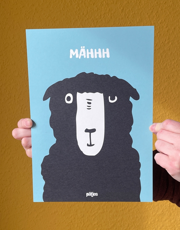 päfjes - Mähhh Schaf / Poster A4