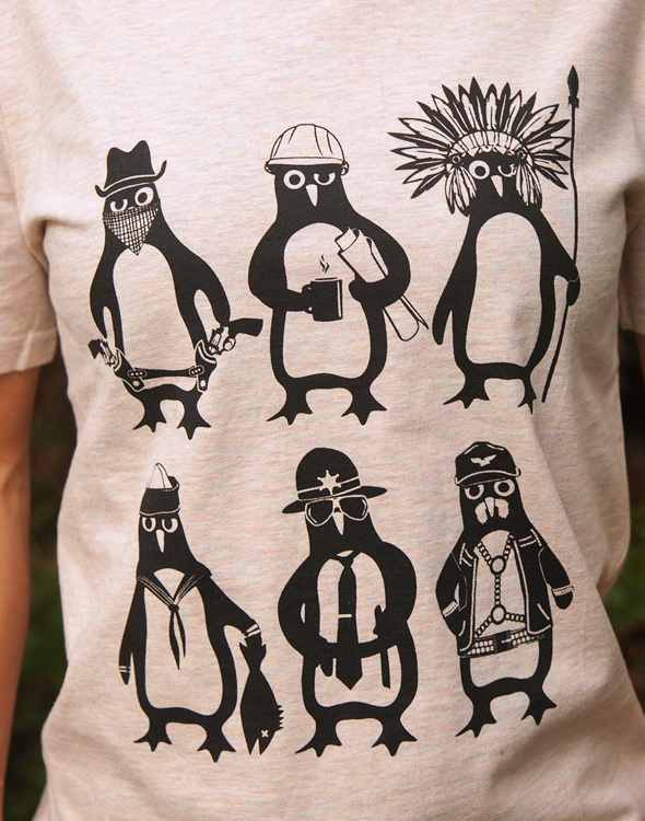 päfjes - YMCA Pinguine - Fair Wear Unisex T-Shirt - Heather Rainbow