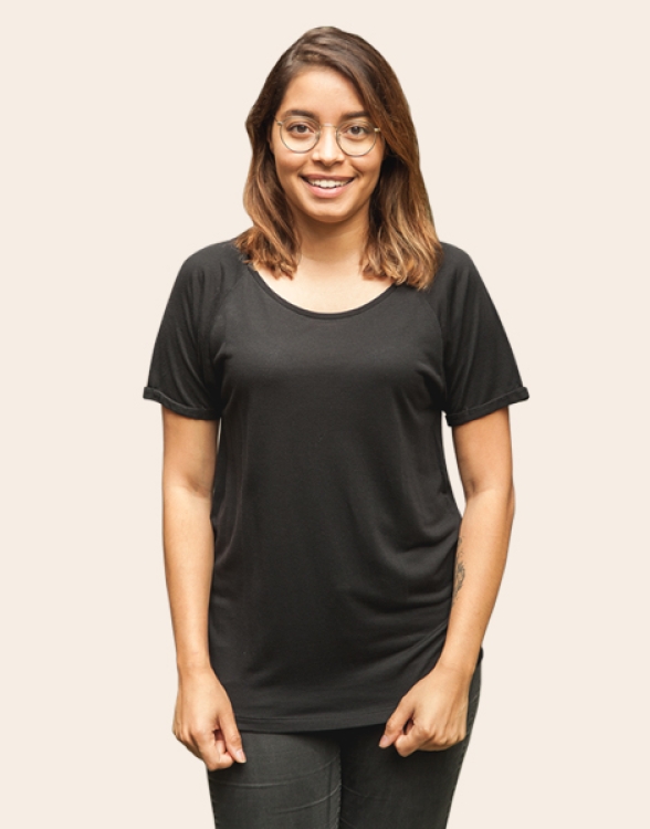 päfjes Frauen Modal T-Shirt Black