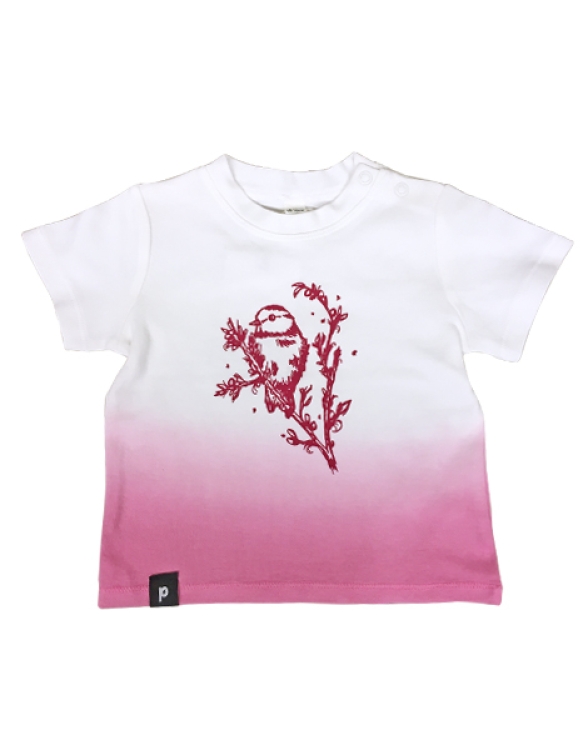 päfjes - Baby T-Shirt - Mara Meise - Weiß/Rosa
