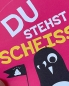 Preview: päfjes - Pinguin Paul sagt "Du stehst scheisse" - Sticker 5er Set