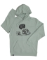 Preview: päfjes - Hey Oskar Otter - Unisex Fair Wear Hoodie - Aloe