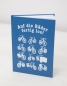 Preview: Auf die Räder fertig los! - Notizbuch A5 Hardcover 96 Seiten - Blau