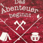 Preview: päfjes - Zelten / Das Abenteuer beginnt jetzt. - A6 Postkarte - Rot