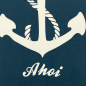 Preview: päfjes - Maritime Anker mit Herz / Ahoi - A6 Postkarte - Blau