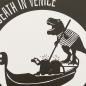 Preview: päfjes - Death in Venice/Gondel Dino T-Rex - A6 Postkarte