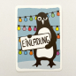 Preview: päfjes - Pinguin Paul / Einladung / Party - A6 Postkarte