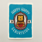 Preview: päfjes - Löwen Glückwünsche /Happy Geburtstag - A6 Postkarte