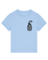 Preview: päfjes - Pinguin Paul mit Schirm - Fair Wear Bio Frauen T-Shirt - Blau