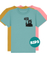 Preview: päfjes - Der Bär ist DAFÜR! Du auch?  - Fair Wear Kinder T-Shirt Bio