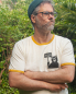 Preview: päfjes - Der Bär ist DAGEGEN! Du auch?  - Fair Wear Männer Unisex Bio T-Shirt Siebdruck