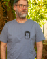 Preview: päfjes - Der Graf Vampir Fledermaus - Fair Wear Männer Unisex Bio T-Shirt