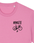 Preview: päfjes - Gravel Fahrrad - Die Rakete Brustmotiv - Fair Wear Unisex Bio T-Shirt