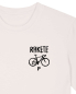 Preview: päfjes - Gravel Fahrrad - Die Rakete Brustmotiv - Fair Wear Unisex Bio T-Shirt