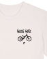 Preview: päfjes - Fully MTB Fahrrad - Die Wilde Wutz Brustdruck - Fair Wear Unisex T-Shirt