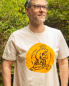 Preview: päfjes - Wuuuu der Bär fährt Rad / Fahrrad  - Fair Wear Männer Unisex Bio T-Shirt Siebdruck - 2c