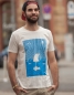 Preview: päfjes - Fin Flosse - Fair Wear Männer T-Shirt - Vintage White