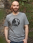 Preview: päfjes - Sally Schuhschnabel - Fair Wear Männer Bio T-Shirt - Heather Grey