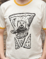 Preview: Peppo Pizza Bär - päfjes Ringer Unisex T-Shirt - Fair gehandelt aus Baumwolle (Bio) Slub