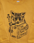 Preview: päfjes - Willi Waschbär liest ein Buch - Kinder Bio Sweater - Organic Cotton - Gelb