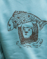 Preview: päfjes - Bär Björn & Fisch Fido - Fair Wear Unisex Sweater - Blau