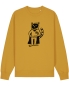 Preview: päfjes - Superkater Karlo - Unisex Sweater - Ochre