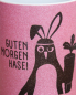 Preview: päfjes - Pinguin Guten Morgen Hase - Kaffee / Tee / Tasse Becher - Glitzer
