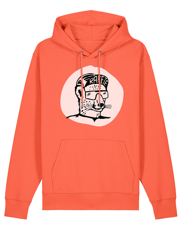 päfjes - Gepard die Rakete / Gravel / Rennrad - Unisex Fair Wear Bio Hoodie - Fiesta