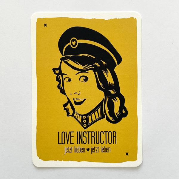 päfjes - Loveinstructor - Jetzt Lieben /Jetzt Leben  - A6 Postkarte