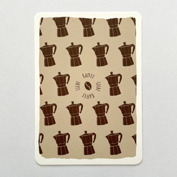 päfjes - Cafetiere/Kaffee Liebe Kaffee Liebe - A6 Postkarte